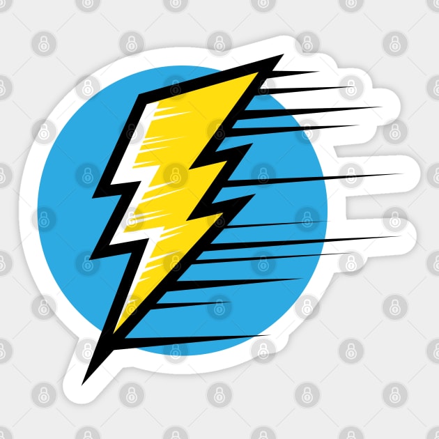 Lightning bolt Sticker by jjsealion